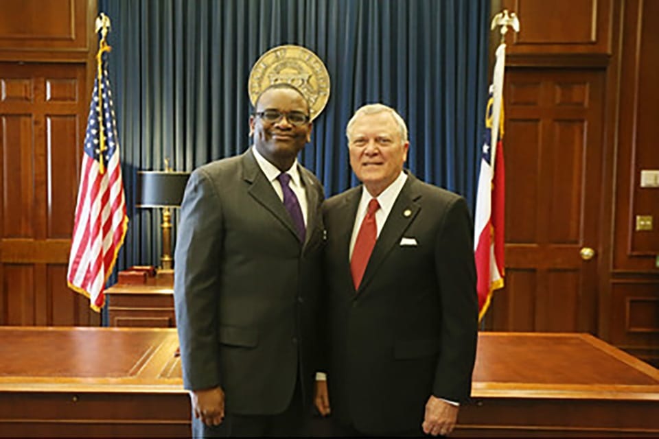 Me with Governor Nathan Deal at the Georgia State Capitol