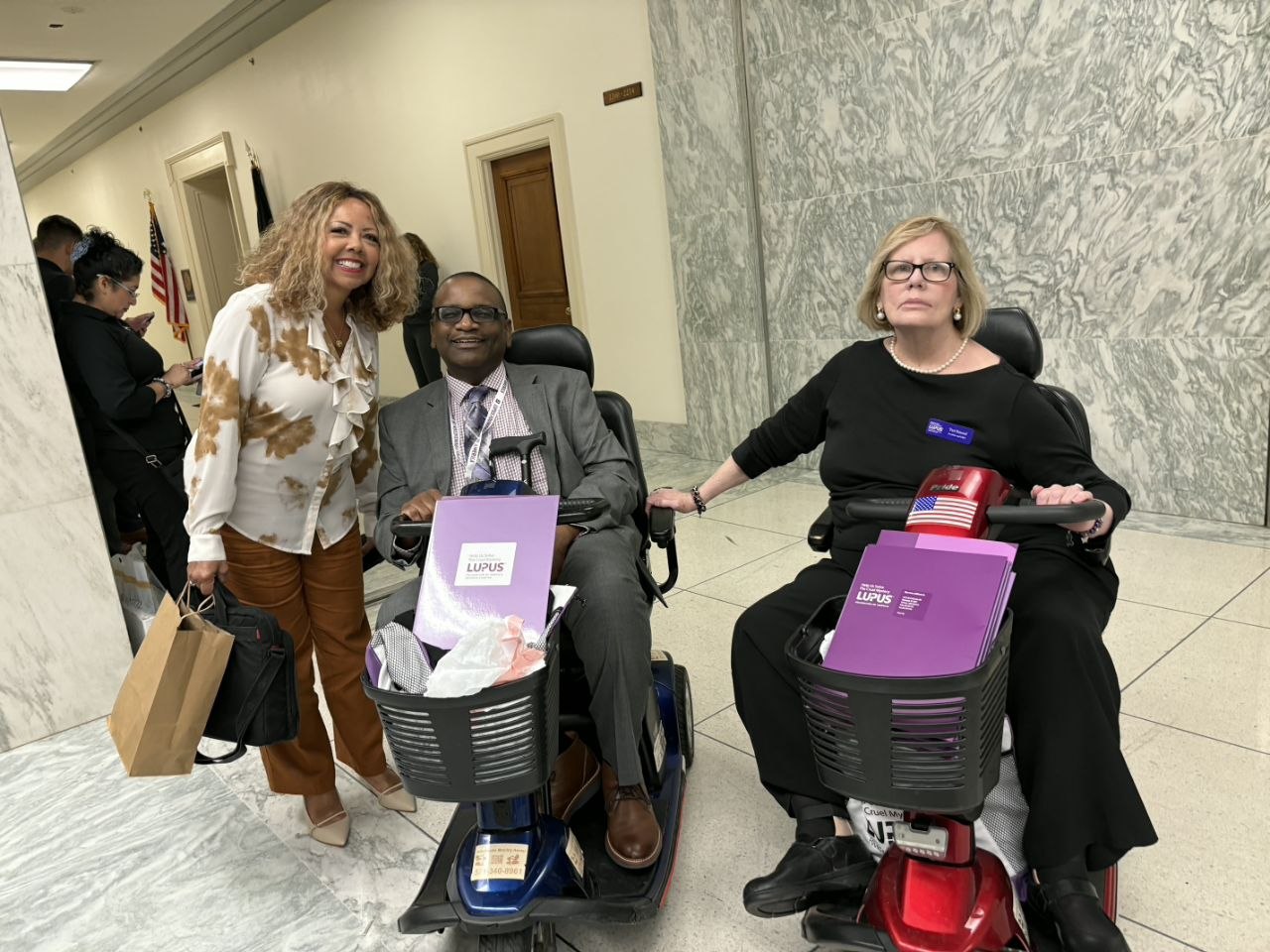 Christopher Reed and Congresswoman Lucy McBath